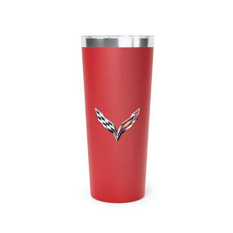 Corvette C7 Tumbler, Stainless Steel Tumbler, 22oz., Insulated, Corvette Accessories, Dishwasher Safe, Gifts for Car Guys and Girls