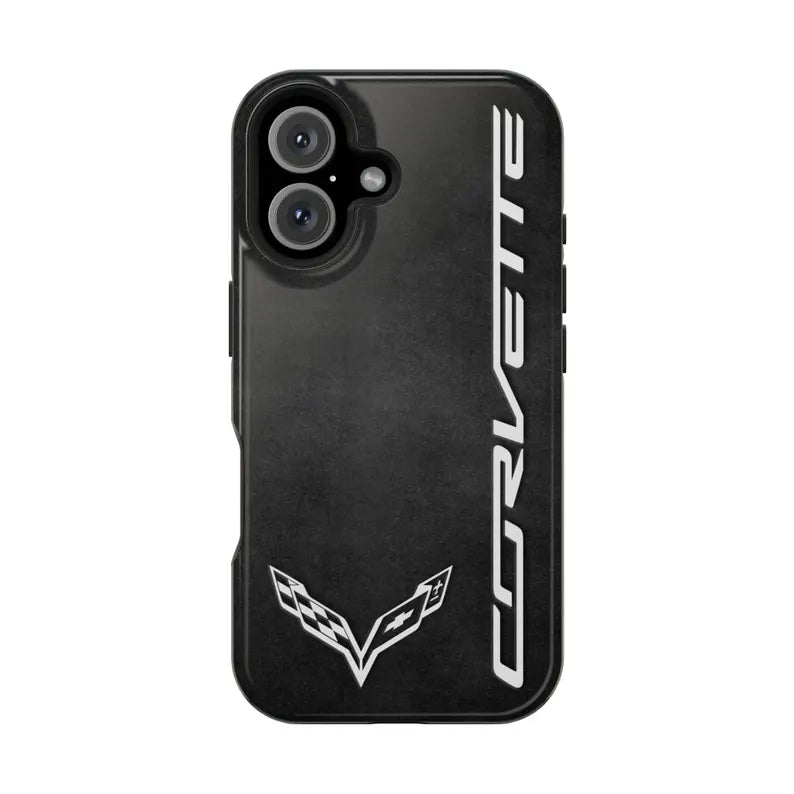 Corvette C7 iPhone Case - Corvette Samsung Phone Case - Cell Phone Case - Impact Resistant - Rubber Liner - Matte or Glossy - C7 Logo