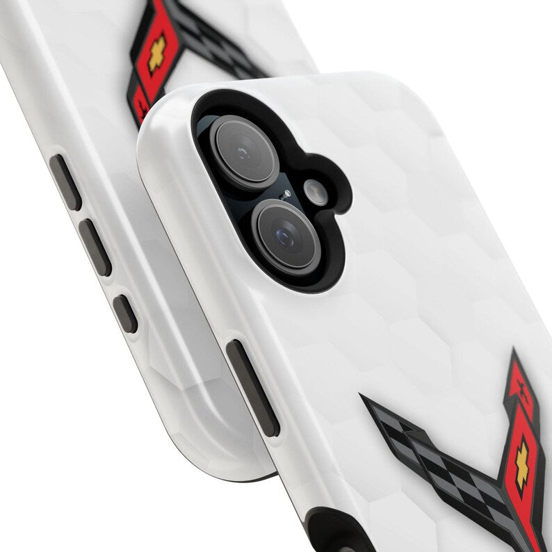 Corvette iPhone Case - Corvette Samsung Phone Case - Cell Phone Case - Impact Resistant - Rubber Liner - Matte or Glossy - C8