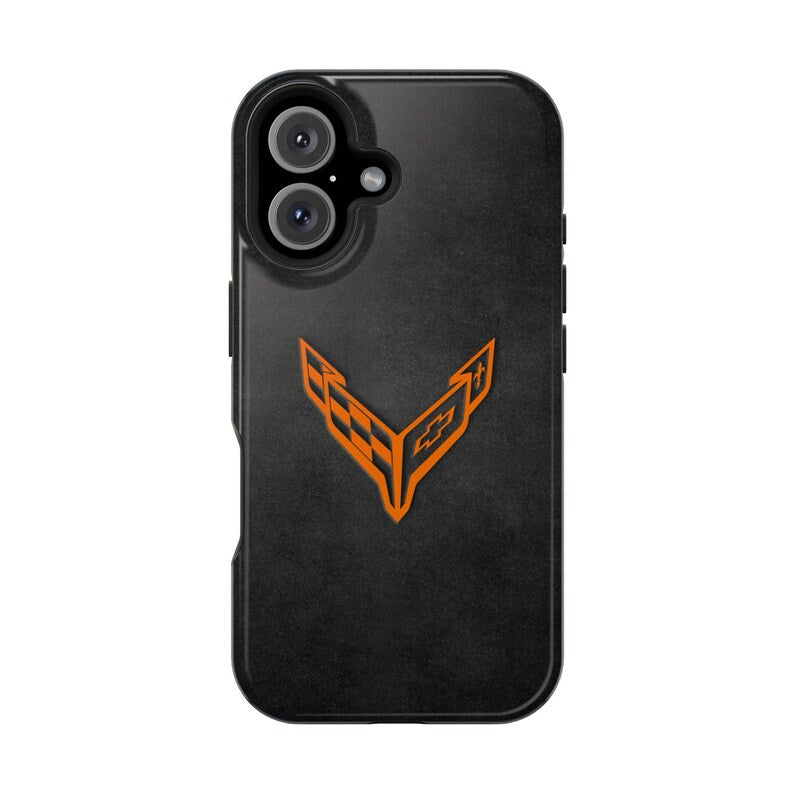Corvette iPhone Case - Corvette Samsung Phone Case - Cell Phone Case - Impact Resistant - Rubber Liner - Matte or Glossy - C8