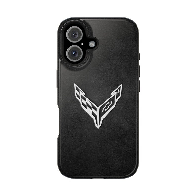 Corvette iPhone Case - Corvette Samsung Phone Case - Cell Phone Case - Impact Resistant - Rubber Liner - Matte or Glossy - C8