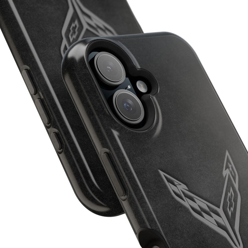Corvette iPhone Case - Corvette Samsung Phone Case - Cell Phone Case - Impact Resistant - Rubber Liner - Matte or Glossy - C8
