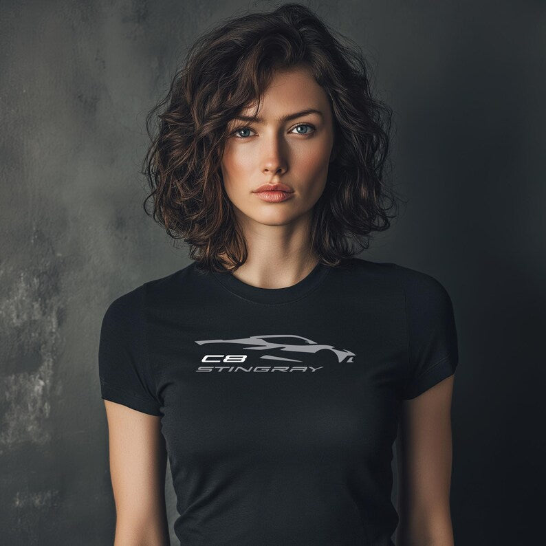 Corvette C8 Stingray T-Shirt, Bella+Canvas T-Shirt, Corvette Apparel, Graphic Tee, Soft T-Shirt, Unisex