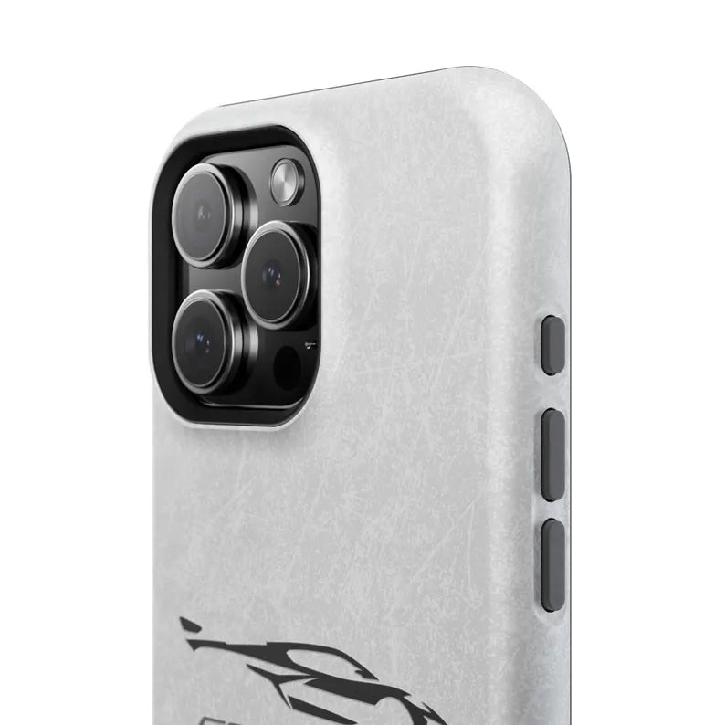 Corvette Z06 Magnetic Tough Case, iPhone Case, Impact Resistant, MagSafe, Rubber Liner, Matte or Glossy, Cell Phone Case