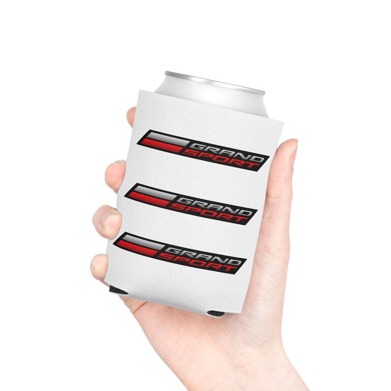 Corvette Grand Sport Can Coozie, Regular and Slim, Beer & Soda Coozie, Race Day Beverage Holder, Car Enthusiast Gift, Party Favor, Tailgate
