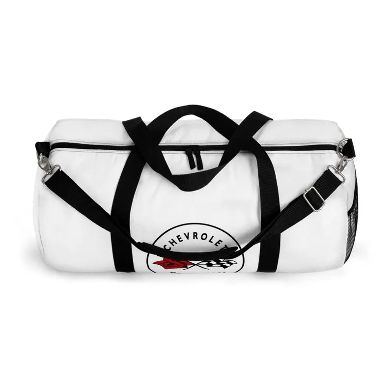 Corvette Duffel Bag, C1 Logo, Gym Bag, Travel Bag, Gifts for Car Guys, Gifts for Car Girls, Corvette Merch, Overnight Duffel