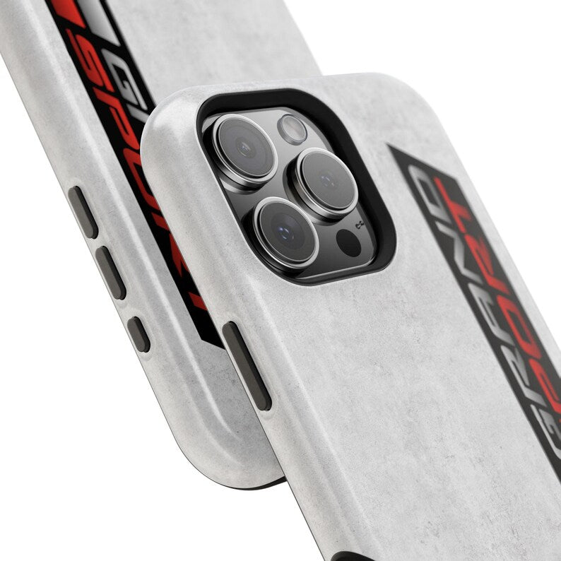 Corvette Grand Sport Magnetic Tough Case, iPhone Case, Impact Resistant, MagSafe, Rubber Liner, Matte or Glossy, Cell Phone Case