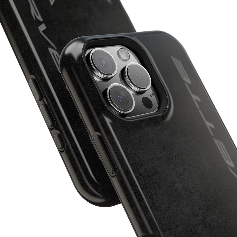 Corvette C8 Magnetic Tough Case, iPhone Case, Impact Resistant, MagSafe, Rubber Liner, Matte or Glossy, Cell Phone Case