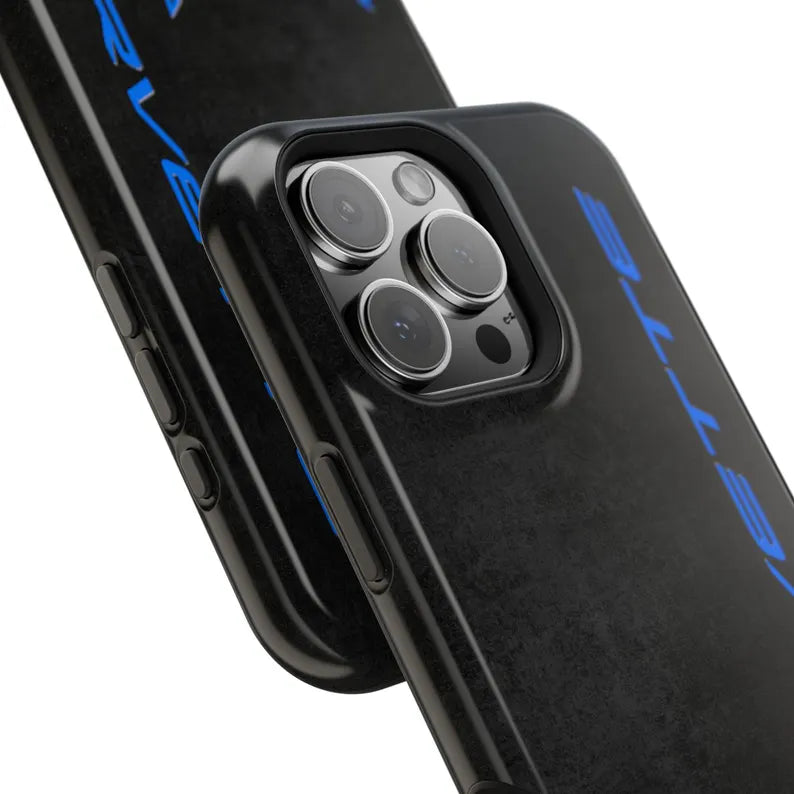 Corvette C8 Magnetic Tough Case, iPhone Case, Impact Resistant, MagSafe, Rubber Liner, Matte or Glossy, Cell Phone Case