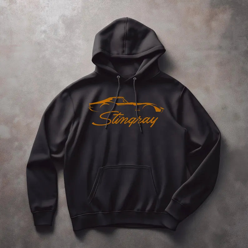 Corvette C3 Stingray Hoodie, Corvette Sweatshirt, Gifts for Car Guys, Gifts for Car Girls, JERZEESĀ® NuBlendĀ®, Pullover, Unisex, Hoody