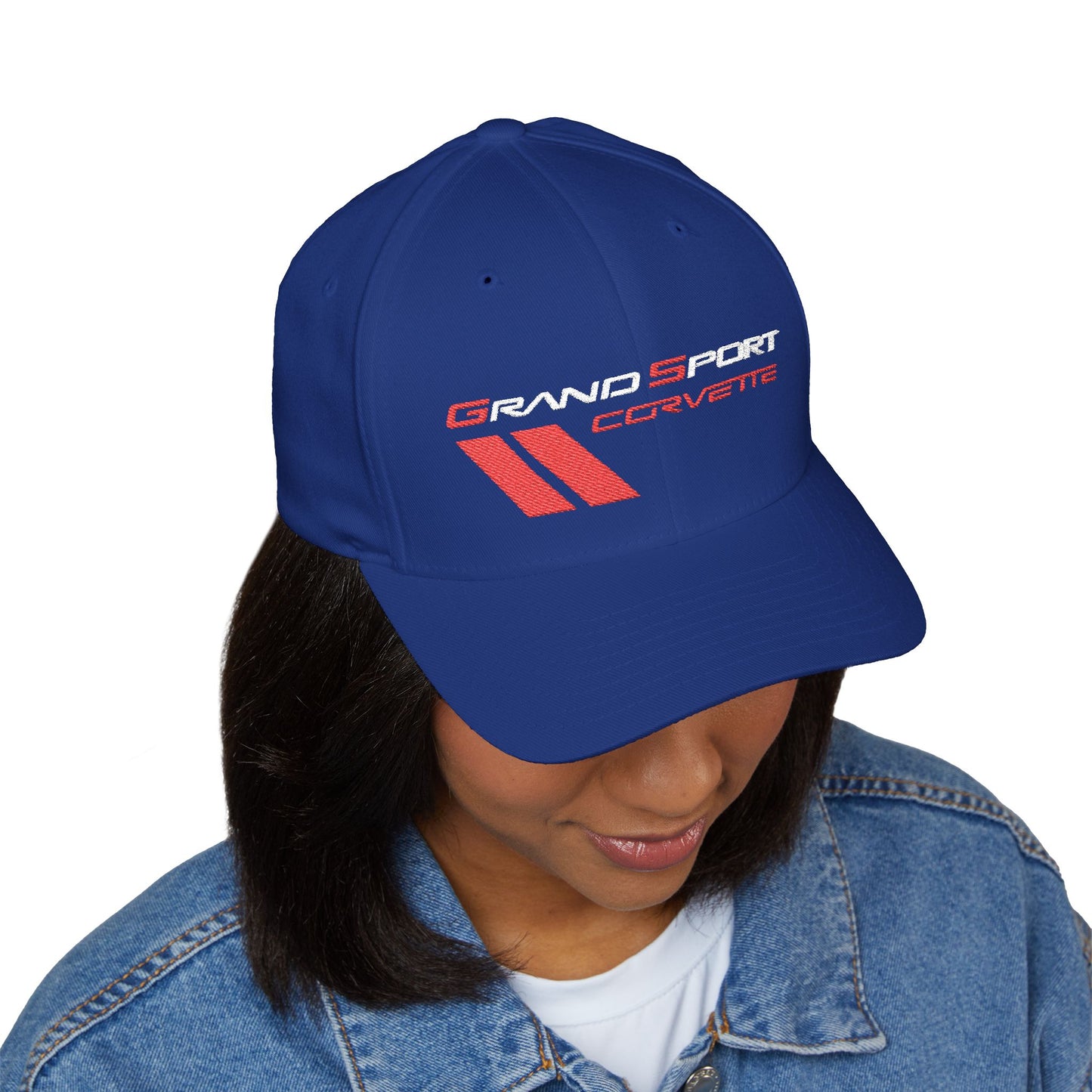 Corvette C6 Grand Sport Baseball Cap White Edition
