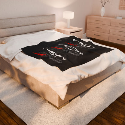 Corvette Z06 Blanket, Z06 Corvette Gifts, Soft Blankets, Corvette Logo, Velveteen Blanket, Car Guy Gifts, Car Girl Gifts