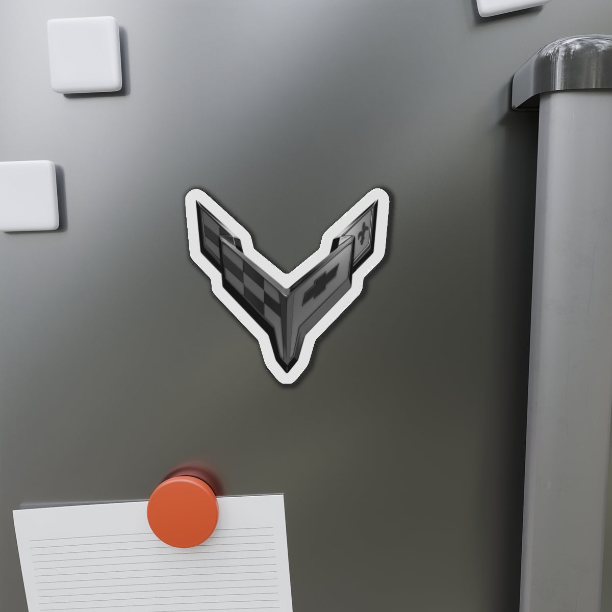 Corvette C8 Die-Cut Magnet, Car Enthusiast Gift, Refrigerator Magnet, Auto Fan Memorabilia, Fridge Magnet, Gift for Him, Gift for Her