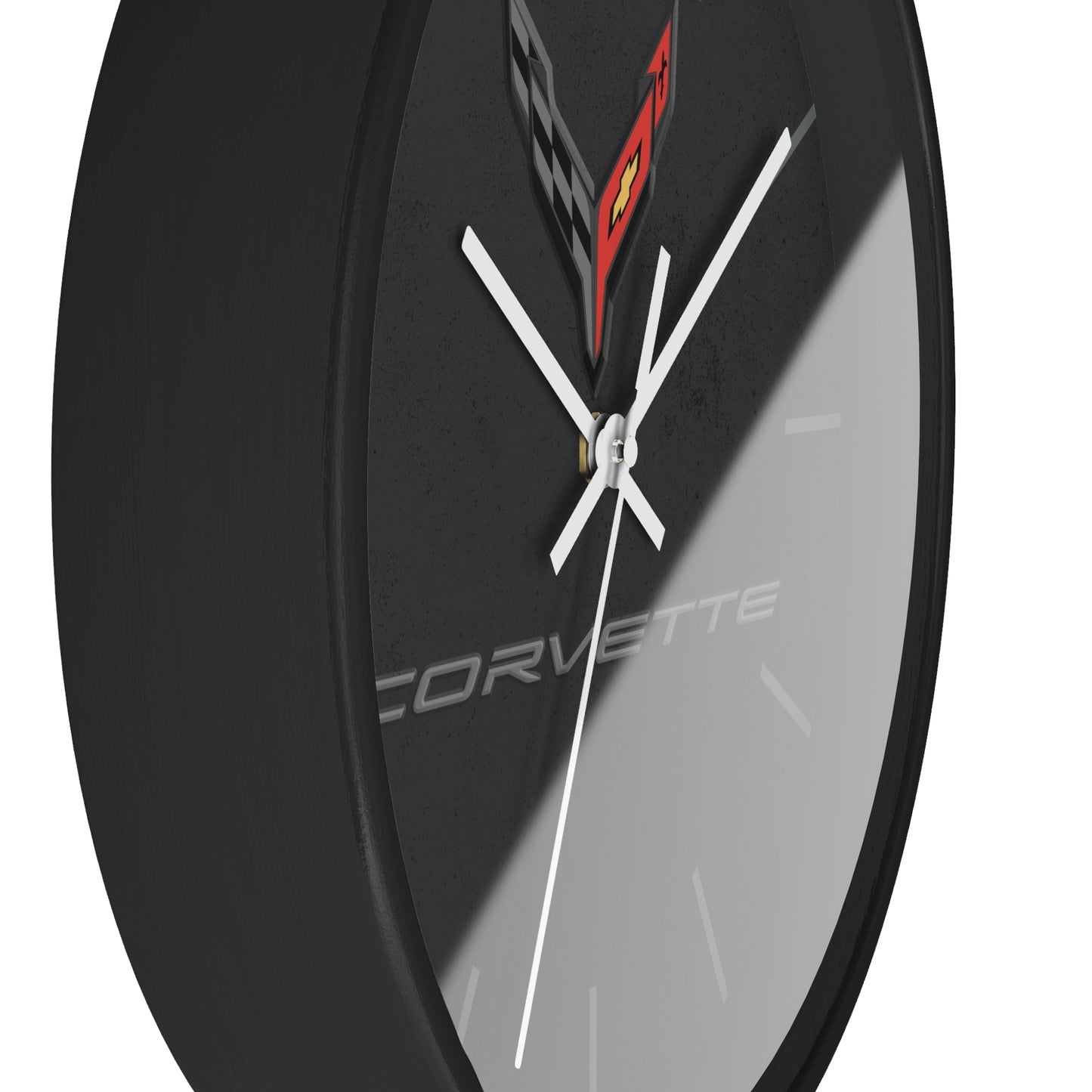 Corvette C8 Wall Clock, Racing Home Decor, Gift for Him, Man Cave Clock, Corvette Merchandise, Mancave Gift, Clocks