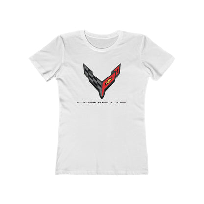 Corvette Womens C8 T-Shirt, C8 Logo, Soft Next Level brand T-Shirt, Corvette Apparel, Graphic Tee, Unisex T-Shirt, Raceday Gear