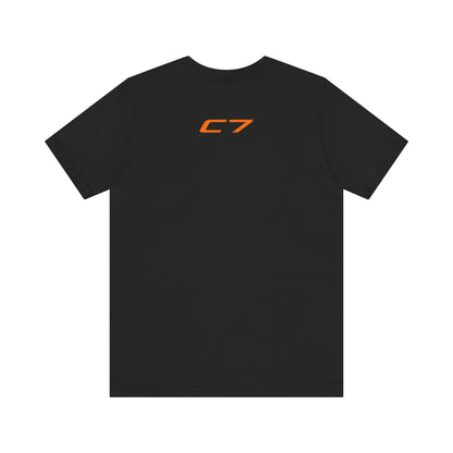 Corvette C7 Silhouette T-Shirt, Bella and Canvas T-Shirt, Corvette Apparel, Graphic Tee, Soft T-Shirt, Unisex T-Shirt, Raceday Gear
