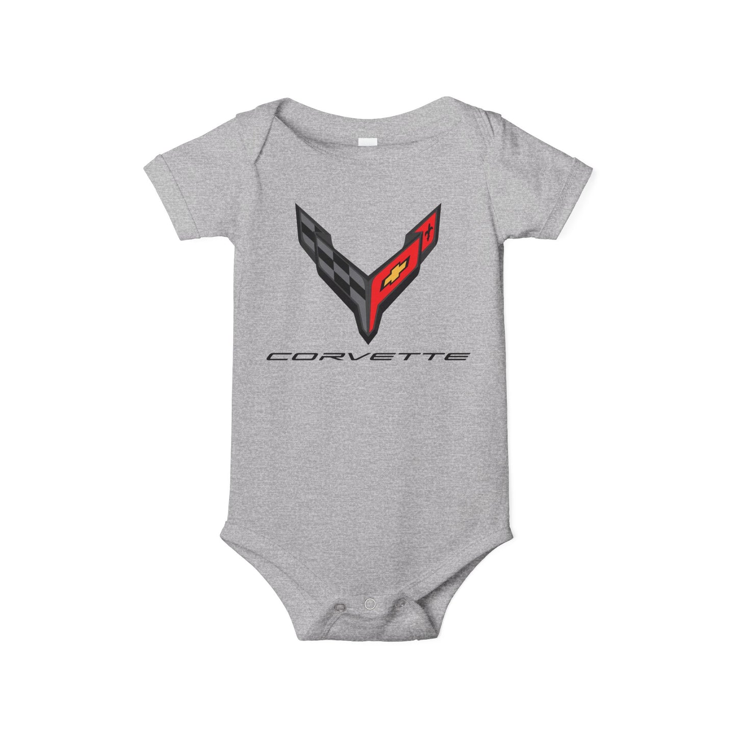 Corvette C8 Baby Onesie, Baby Clothing, Baby Shower Gift, Bella and Canvas Brand, Soft Fabric, Infant Clothes