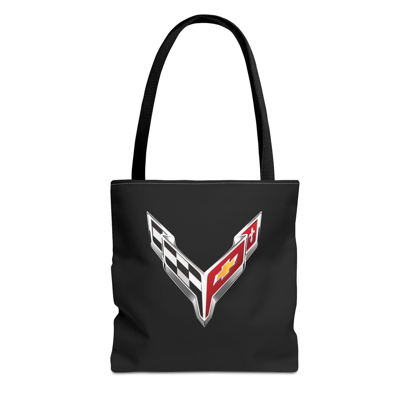 Corvette C8 Tote Bag, Corvette Polyester Bag, Shoulder Bag, Bag with Straps, Gifts for Car Guys, Gifts for Car Girls, Car Meet Carry On