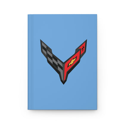 Corvette C8 Hardcover Journal, Writing Notebook, Lined Pages, Daily Journal, Motivational Diary, Notepad, C8 Logo