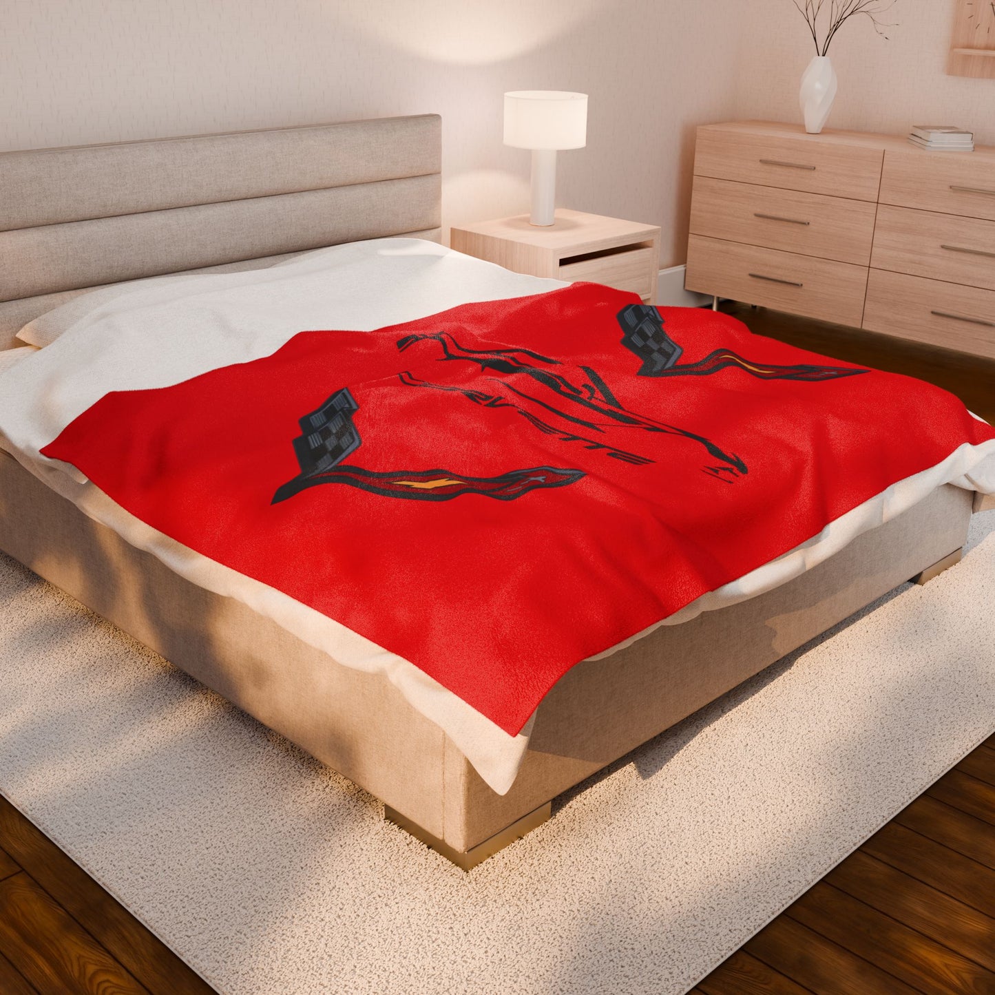 C7 Blanket, C7 Logo, Soft Blankets, Corvette Logo, Velveteen Blanket, Car Guy Gifts, Car Girl Gifts