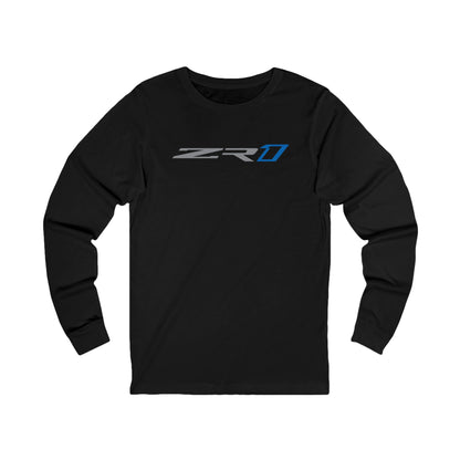 Unisex Corvette ZR1 Long Sleeve Tee, Custom Silhouette, Graphic T-Shirt, Gift for Him, Gift for Her, Bella+Canvas, Soft Shirt
