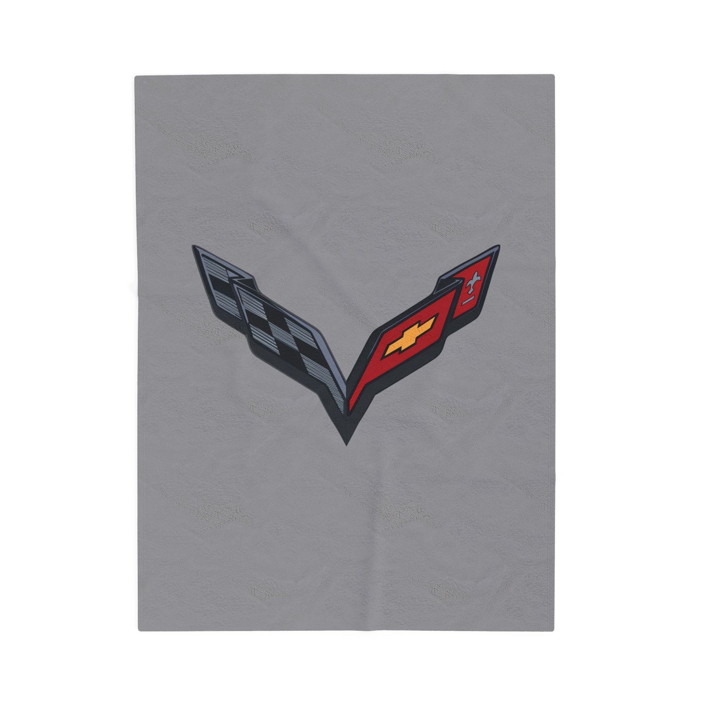 Corvette Blanket, C7 Corvette Gifts, Car Enthusist, Soft Blanket, Corvette Logo, Velveteen Blanket, Car Guy Gifts, Corvette Accessory