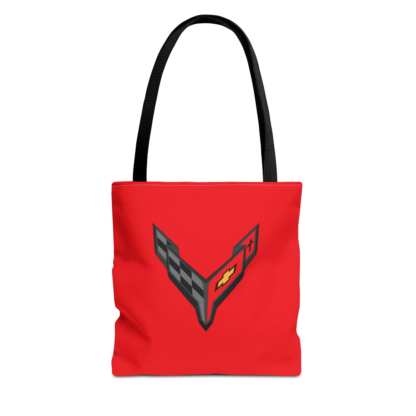 Corvette C8 Tote Bag, Corvette Polyester Bag, Shoulder Bag, Bag with Straps, Gifts for Car Guys, Gifts for Car Girls, Car Meet Carry On