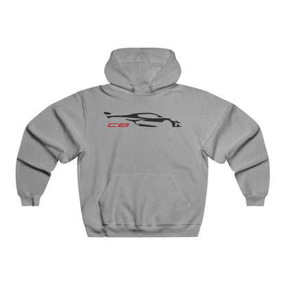 Corvette C8 Hoodie, Corvette Sweatshirt, Gifts for Car Guys, Gifts for Car Girls, JERZEES® NuBlend®, Pullover, Unisex, Hoody