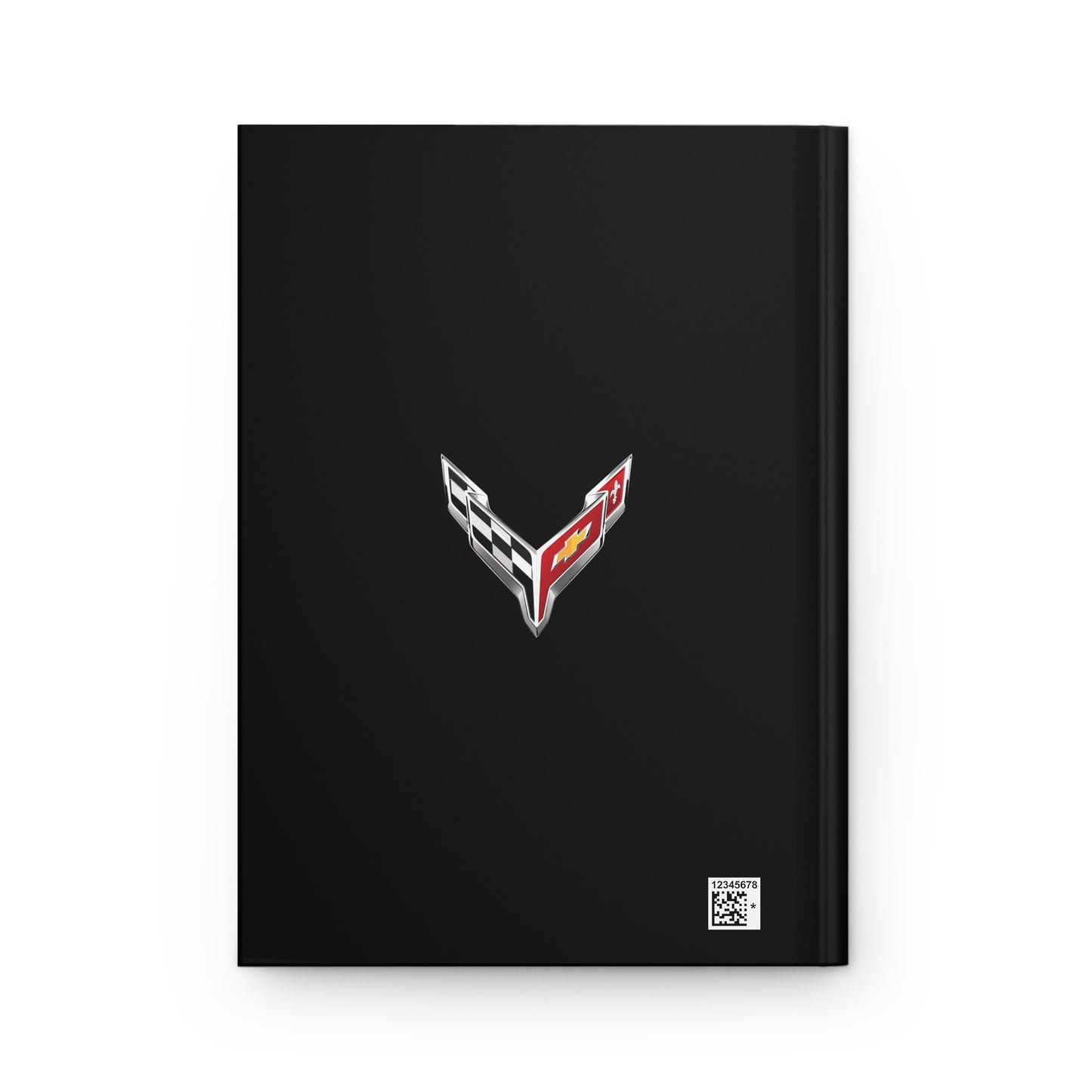 Corvette C8 Hardcover Journal, Writing Notebook, Lined Pages, Daily Journal, Motivational Diary, Notepad, C8 Logo