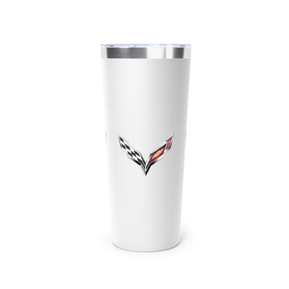 Corvette C7 Tumbler, Stainless Steel Tumbler, 22oz., Insulated, Corvette Accessories, Dishwasher Safe, Gifts for Car Guys and Girls
