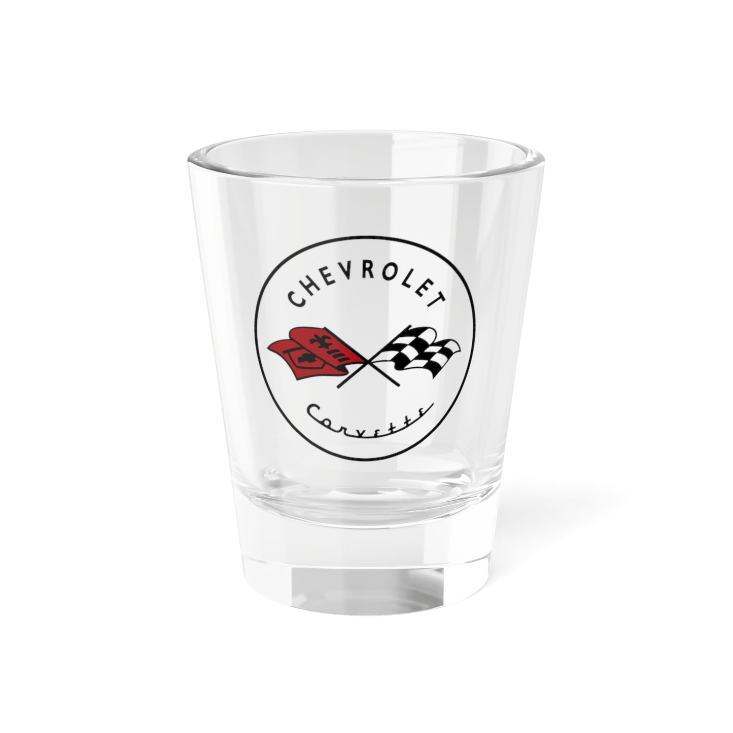 Corvette C1 Shot Glass, Perfect for Celebrations, Racing Fans, Gift for Him, Barware, Automotive Collectible