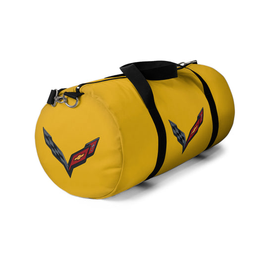 Corvette Duffel Bag, C7 Logo, Gym Bag, Travel Bag, Gifts for Car Guys, Gifts for Car Girls, Corvette Merch, Overnight Duffel