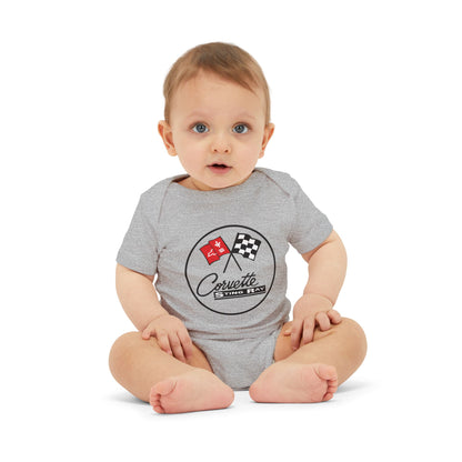 Corvette C2 Baby Onesie, Baby Clothing, Baby Shower Gift, Bella and Canvas Brand, Soft Fabric, Infant Clothes