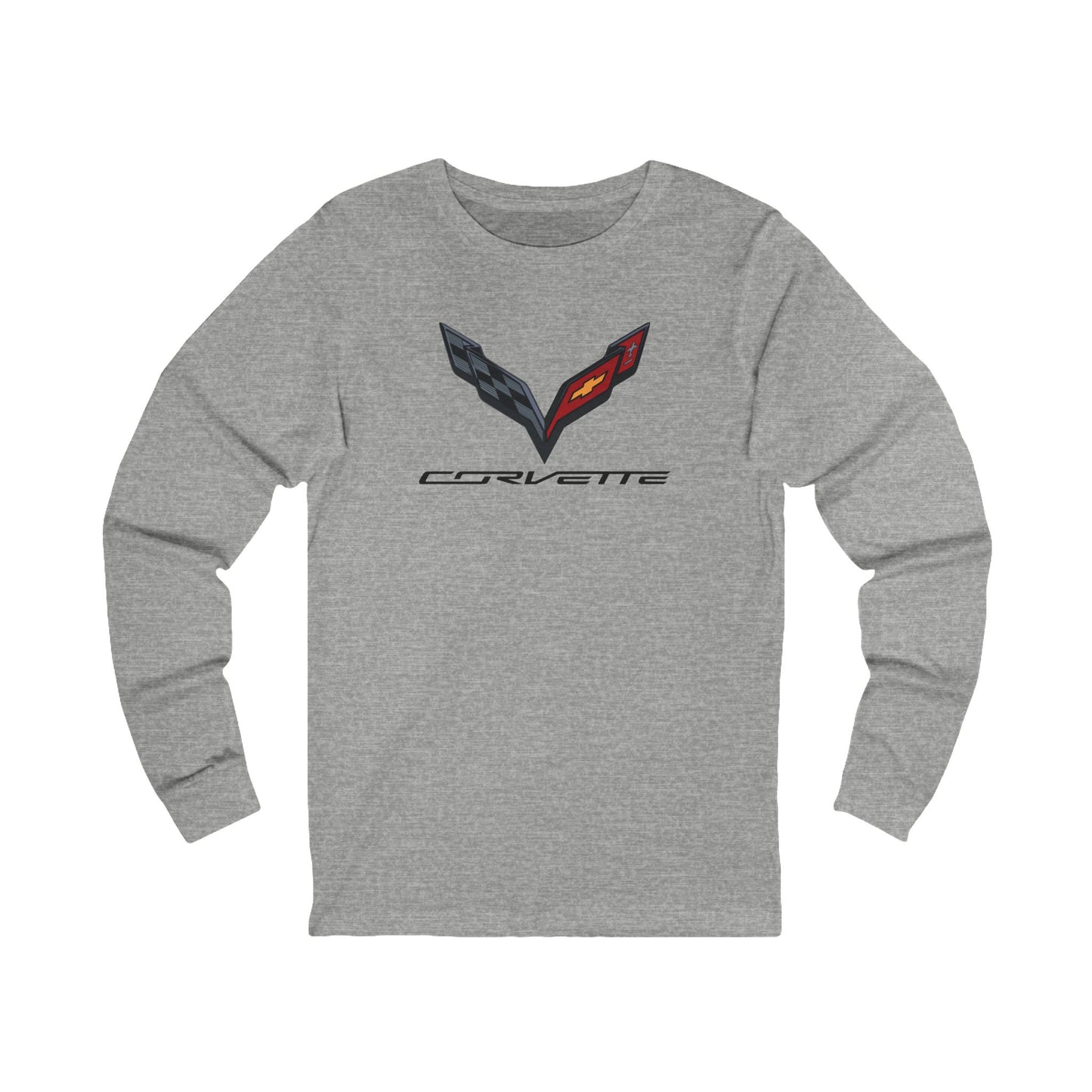 Unisex Corvette C7 Long Sleeve Tee, Graphic T-Shirt, Gift for Him, Gift for Her, Bella+Canvas, Soft Shirt