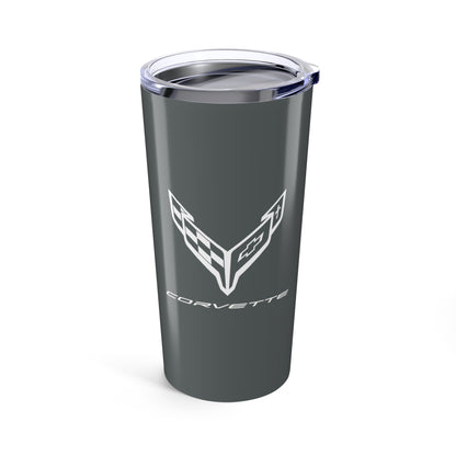 Corvette Tumbler, Stainless Steel Tumbler, Insulated, Corvette Accessories, Dishwasher Safe, Gifts for Car Guys and Car Girls, C8 Logo