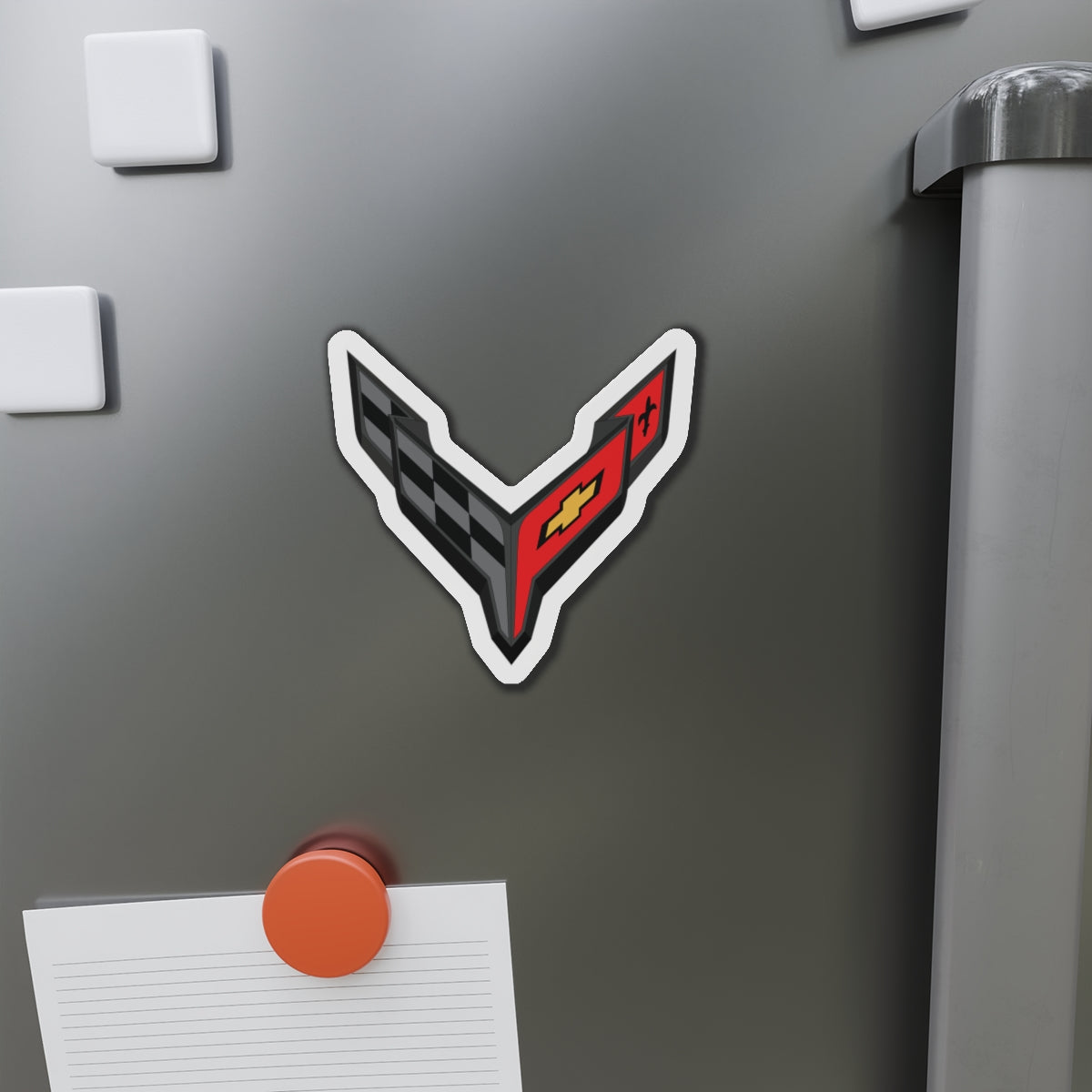 Corvette C8 Die-Cut Magnet, Car Enthusiast Gift, Refrigerator Magnet, Auto Fan Memorabilia, Fridge Magnet, Gift for Him, Gift for Her