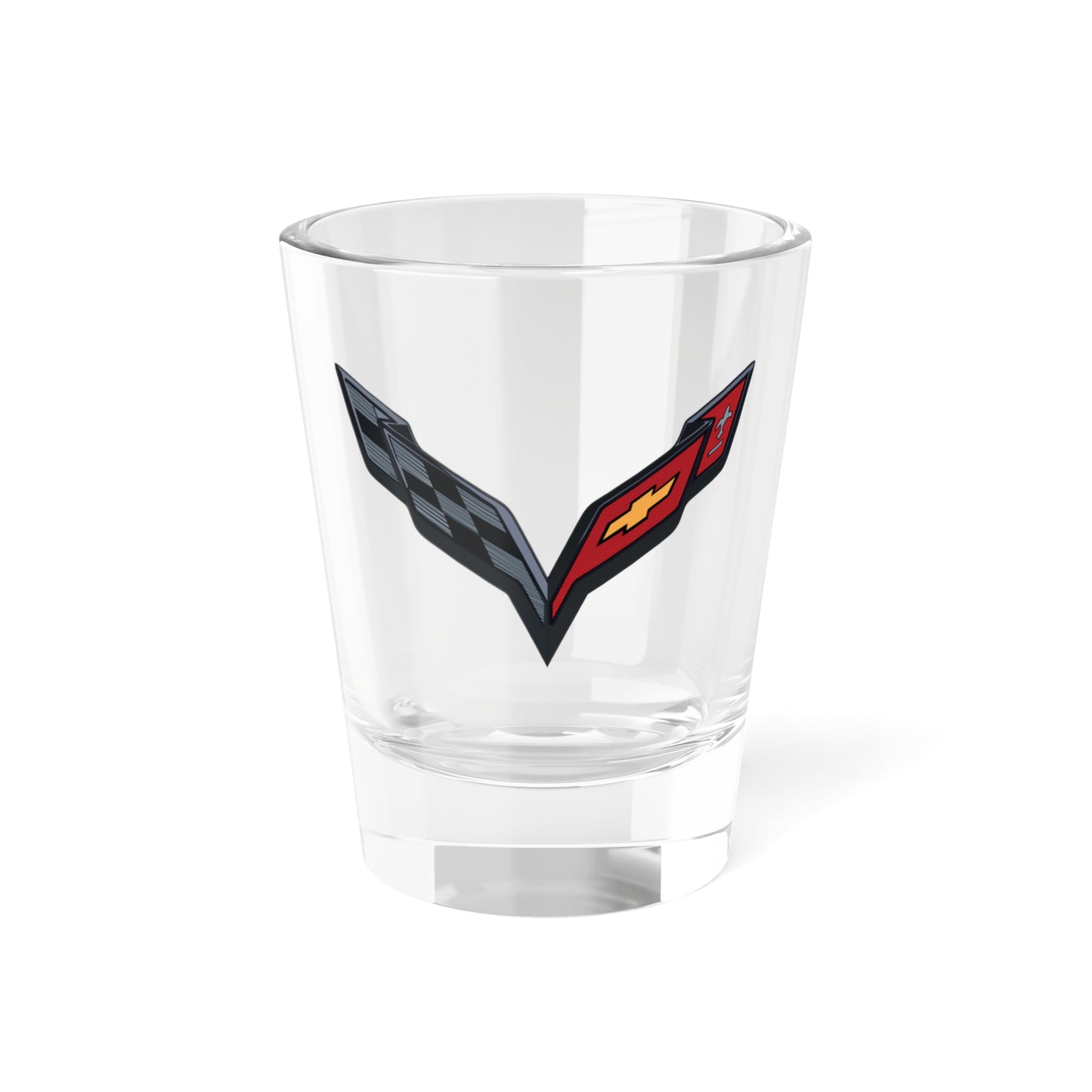 Corvette C7 Shot Glass, Perfect for Celebrations, Racing Fans, Gift for Him, Barware, Automotive Collectible