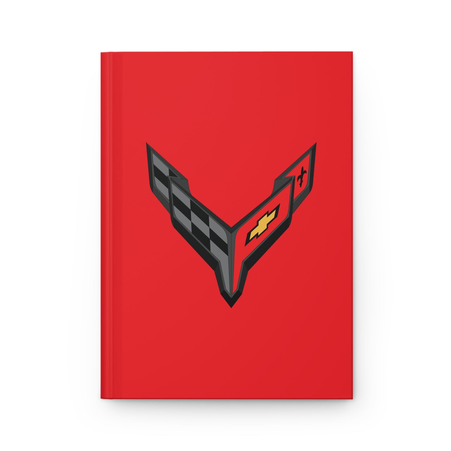 Corvette C8 Hardcover Journal, Writing Notebook, Lined Pages, Daily Journal, Motivational Diary, Notepad, C8 Logo