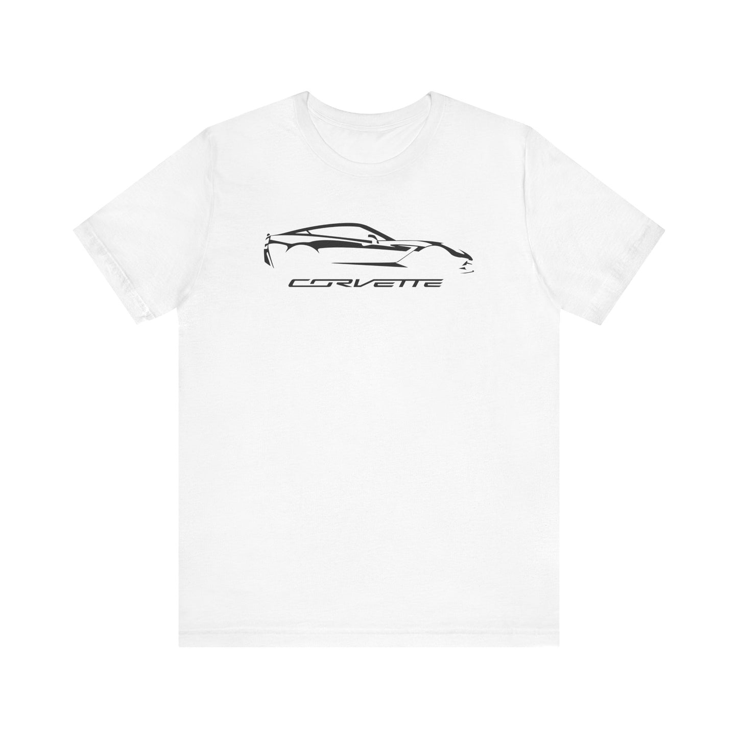 Corvette C7 Silhouette T-Shirt, Bella and Canvas T-Shirt, Corvette Apparel, Graphic Tee, Soft T-Shirt, Unisex T-Shirt, Raceday Gear