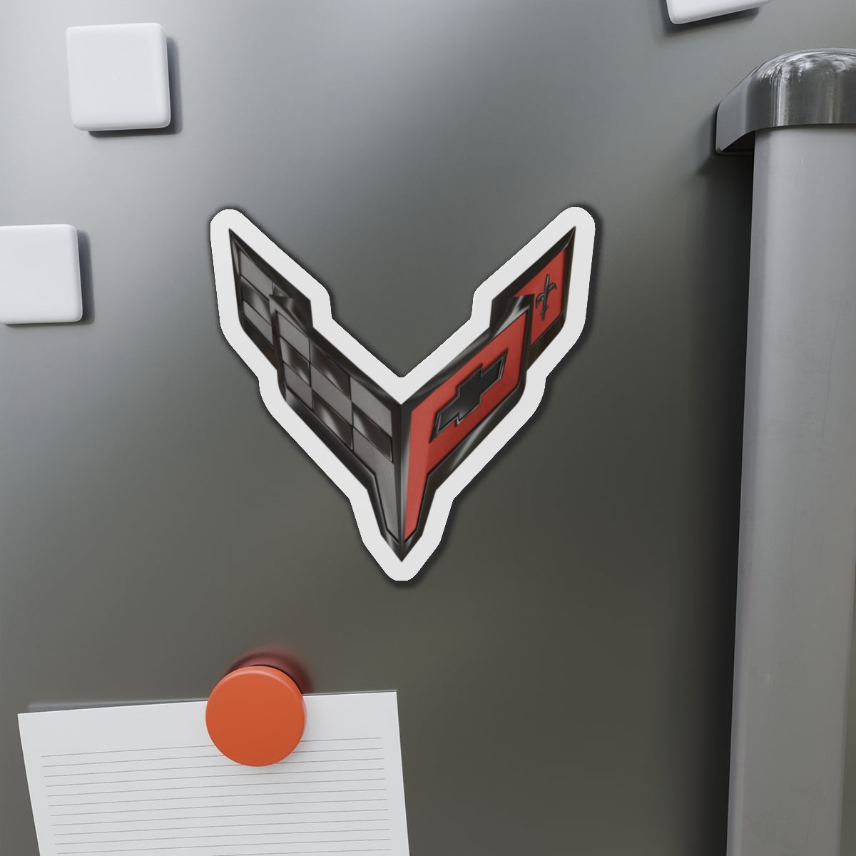 Corvette C8 Die-Cut Magnet, Car Enthusiast Gift, Refrigerator Magnet, Auto Fan Memorabilia, Fridge Magnet, Gift for Him, Gift for Her