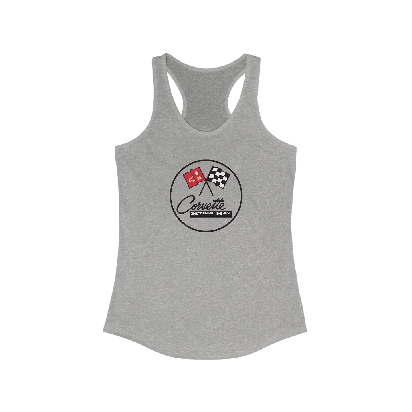 Corvette C2 Women's Racerback Tank Top, Gifts for Car Girls, Summer Top, Fitness Tank, Raceday Gear, Corvette Shirt