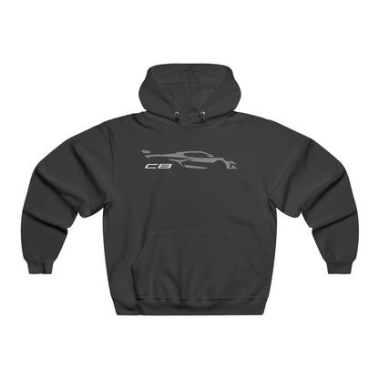 Corvette C8 Hoodie, Corvette Sweatshirt, Gifts for Car Guys, Gifts for Car Girls, JERZEES® NuBlend®, Pullover, Unisex, Hoody