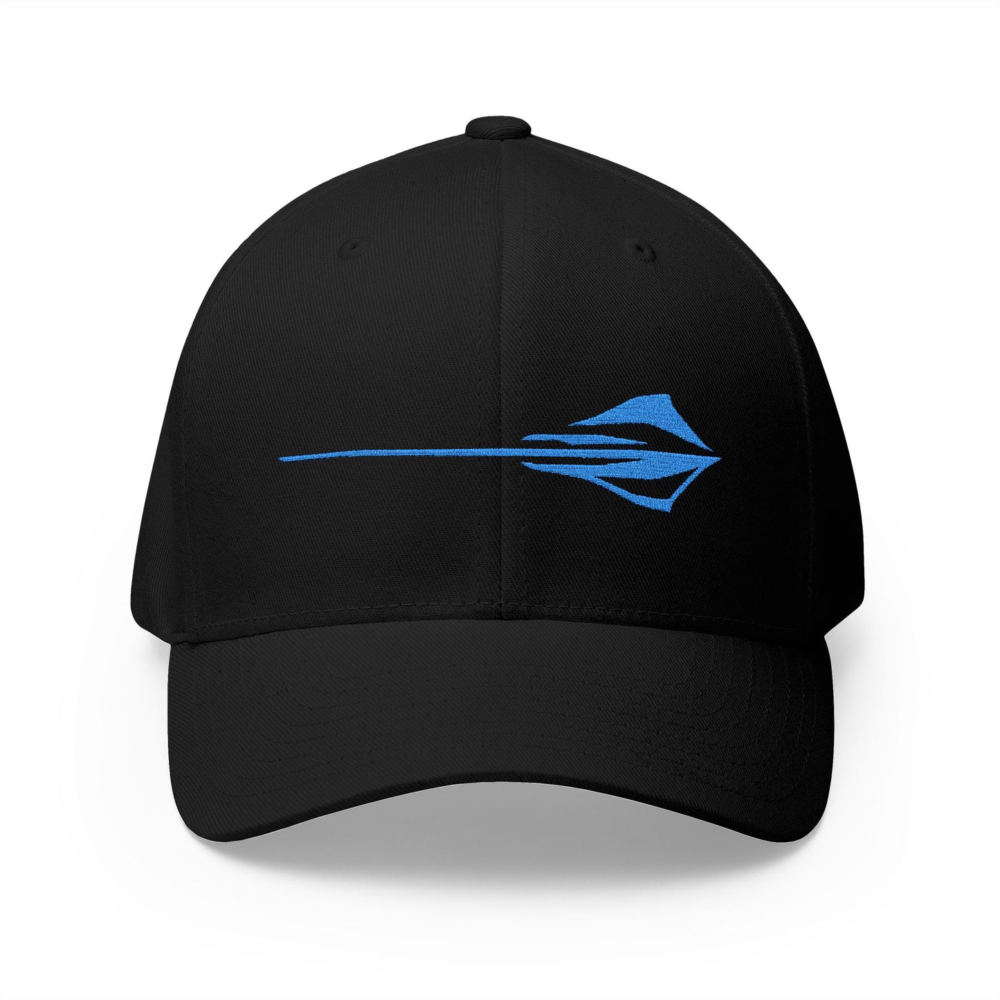 Corvette C8 Stingray Logo Baseball Cap, Flexfit Hat, Unisex, Stretchy Band, Corvette Gear, Embroidery