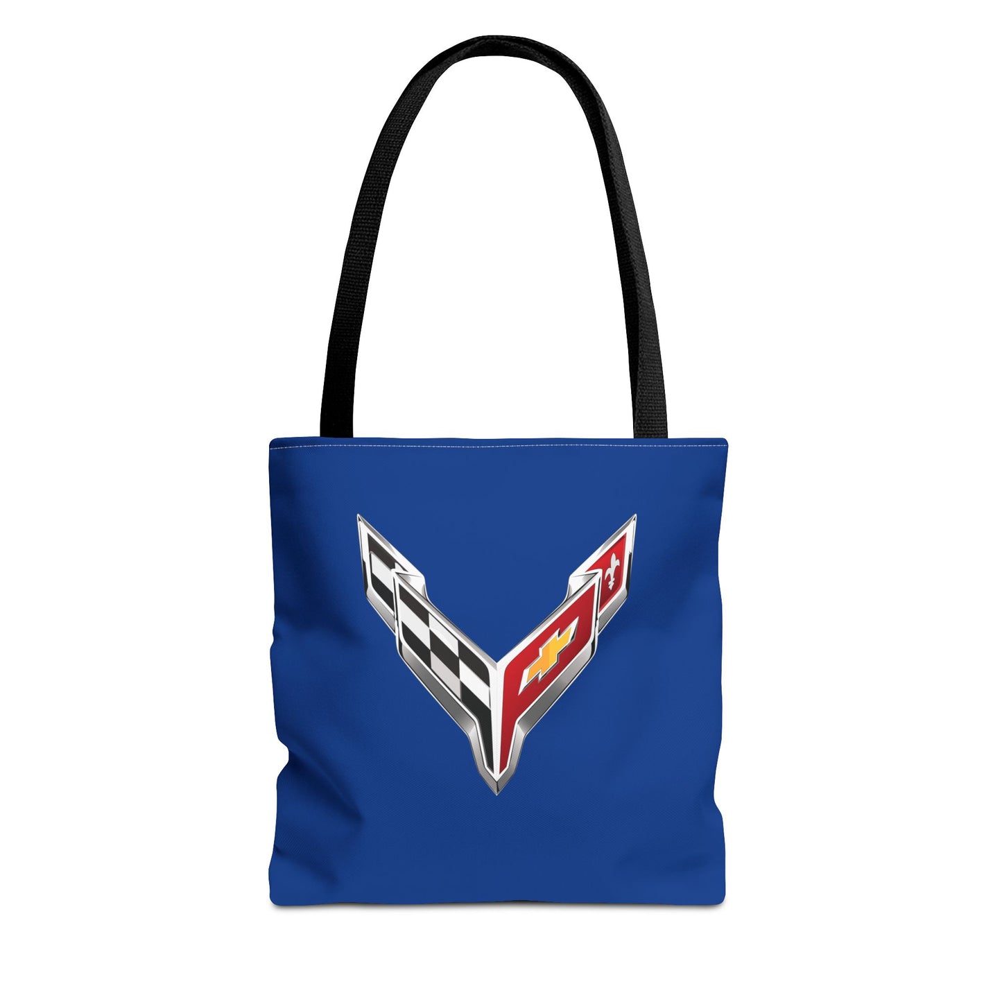 Corvette C8 Tote Bag, Corvette Polyester Bag, Shoulder Bag, Bag with Straps, Gifts for Car Guys, Gifts for Car Girls, Car Meet Carry On