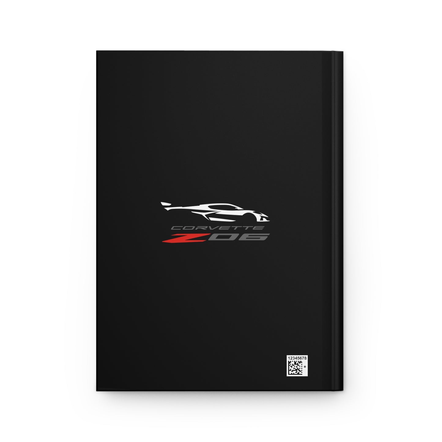 Corvette Z06 Hardcover Journal, Writing Notebook, Lined Pages, Daily Journal, Motivational Diary, Notepad, Z06 logo