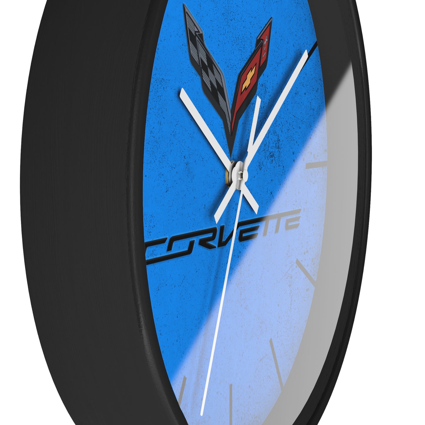 Corvette C7 Wall Clock, Racing Home Decor, Gift for Him, Man Cave Clock, Corvette Merchandise, Mancave Gift, Clocks