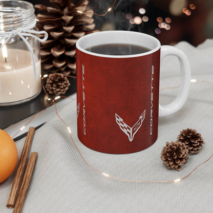 Jumbo 20oz. Corvette Mug - Corvette Ceramic Mug - Coffee Mug - Chevy Corvette Mug - Microwave-Safe - Gift for Car Enthusiasts