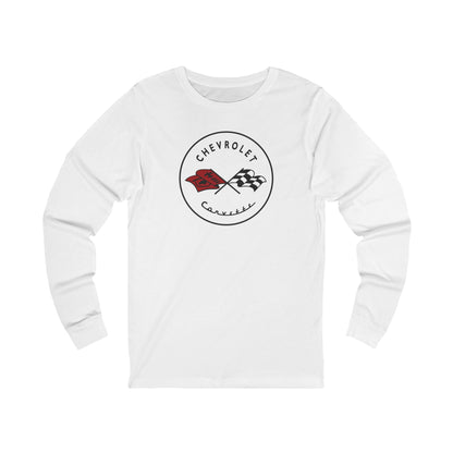 Unisex Corvette C1 Long Sleeve Tee, Graphic T-Shirt, Gift for Him, Gift for Her, Bella+Canvas, Soft Shirt
