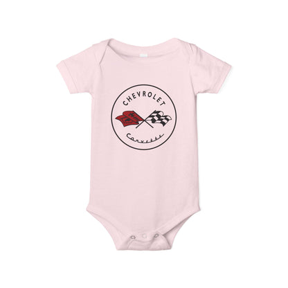 Corvette C1 Baby Onesie, Baby Clothing, Baby Shower Gift, Bella and Canvas Brand, Soft Fabric, Infant Clothes
