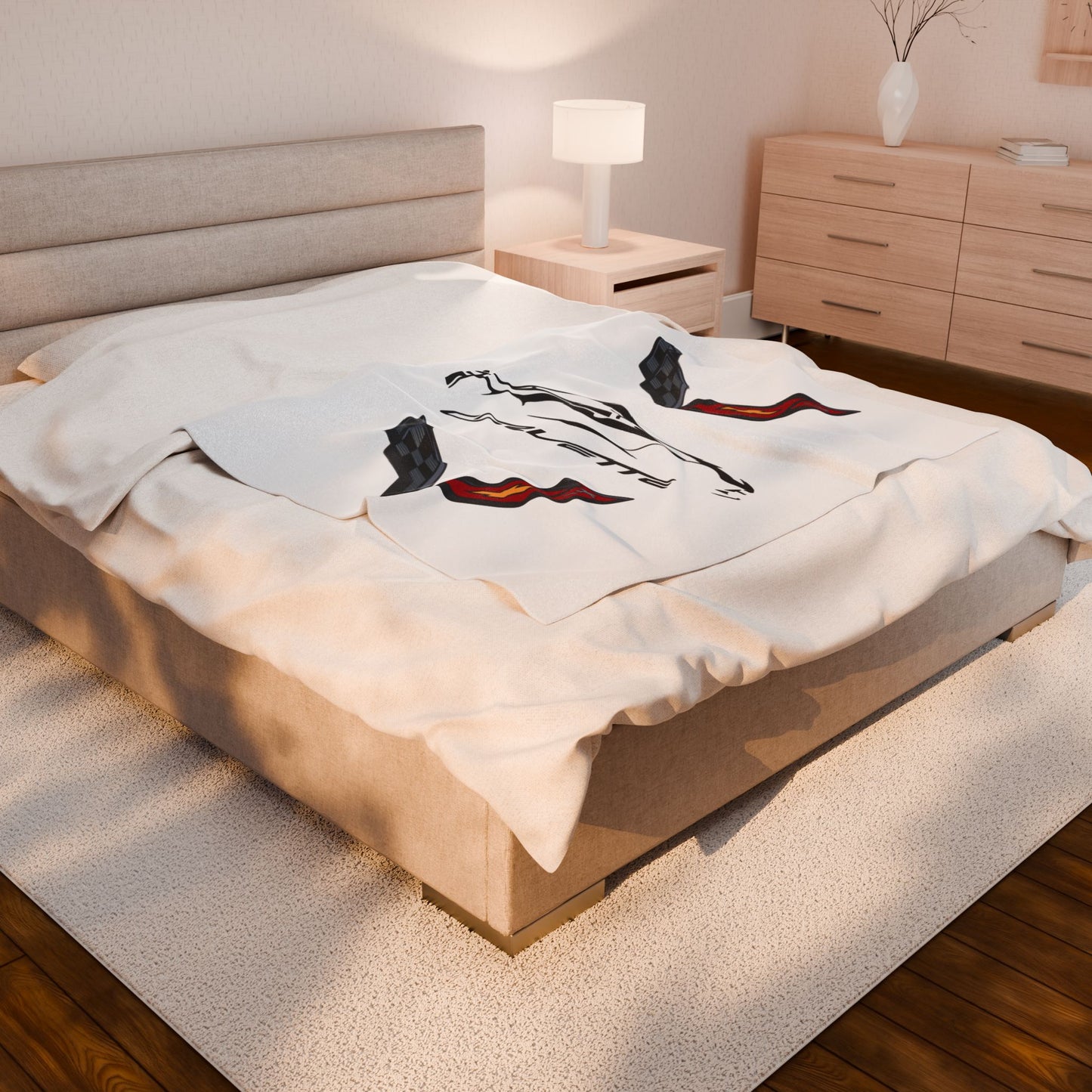 Corvette C7 Blanket, C7 Logo, Soft Blankets, Corvette Logo, Velveteen Blanket, Car Guy Gifts, Car Girl Gifts